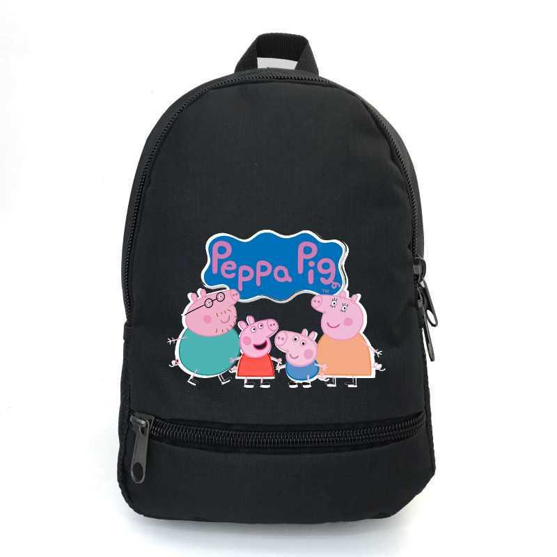 Школьный рюкзак подростковый Cappucino Toys Свинка Пеппа PIG 007 12,5 л Черный (1670545663)