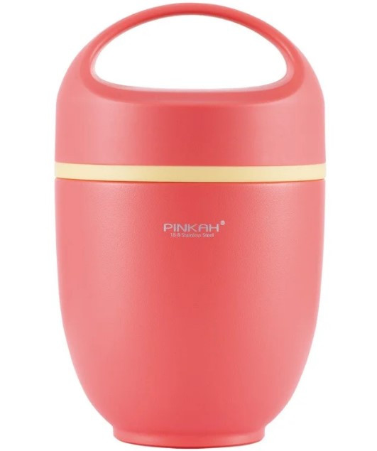 Термобокс харчовий Pinkah PJ-3333-L 820 мл Рожевий (015103)