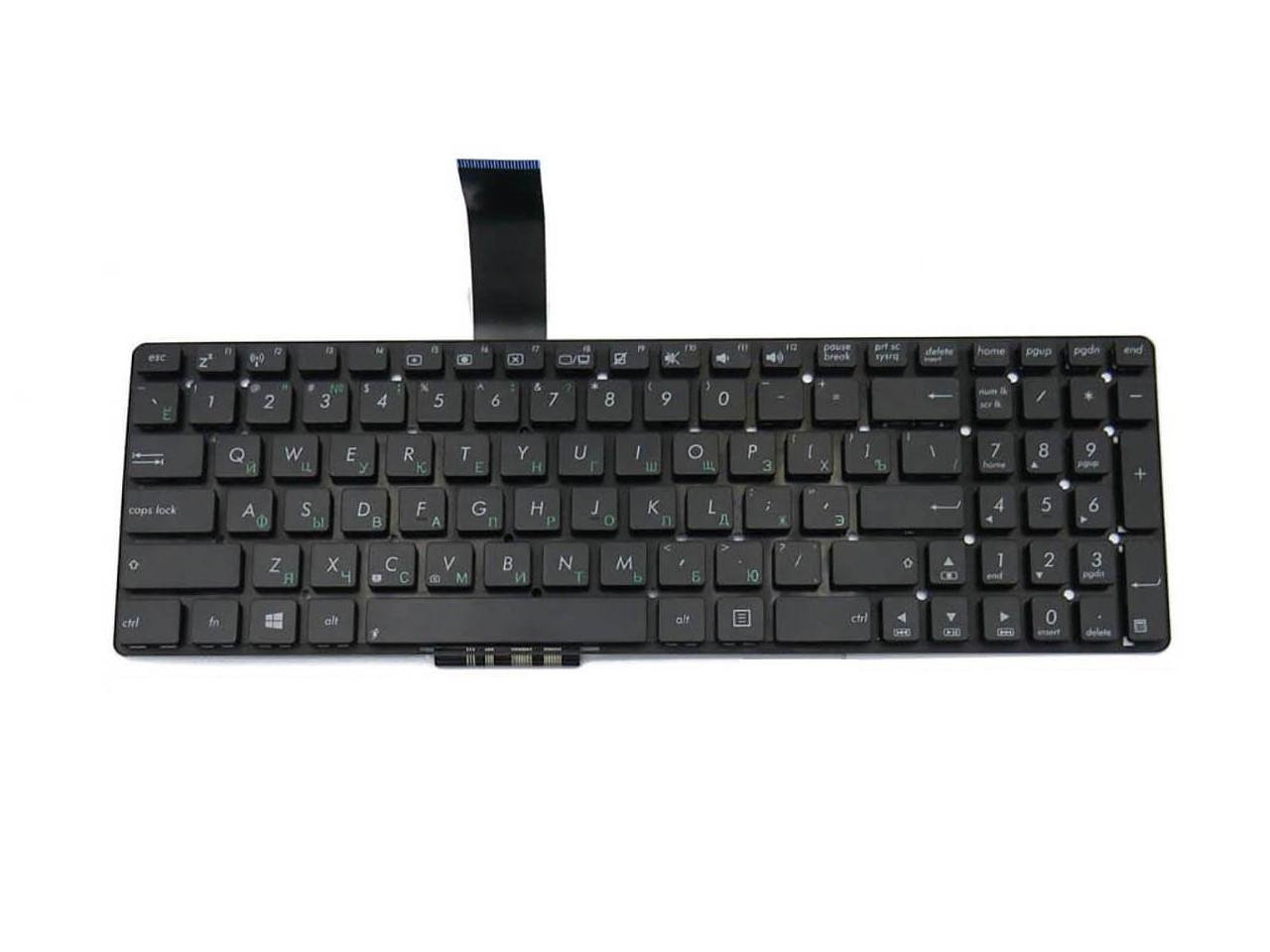 Клавиатура для ноутбука Asus K55VJ матовая (0KNB0-6100RU00)