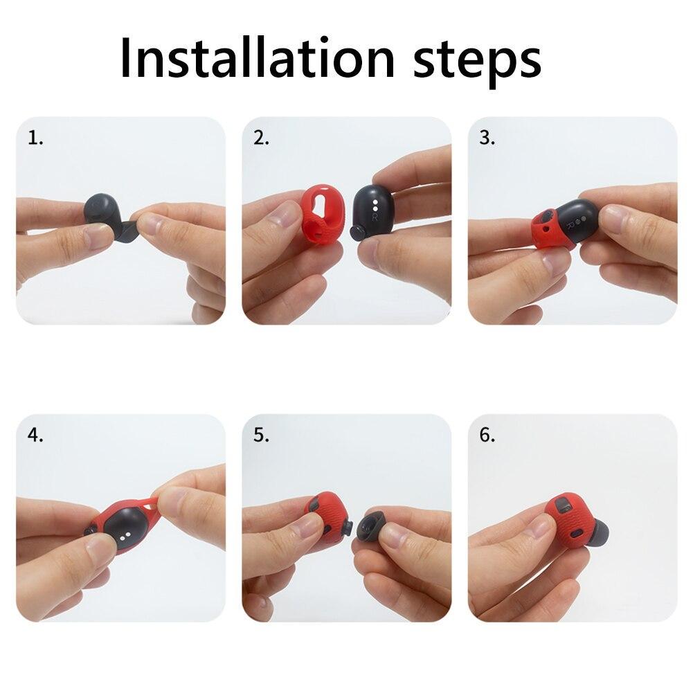 Насадки силиконовые для Google Pixel Buds Pro Фиолетовый (1889866636) - фото 2