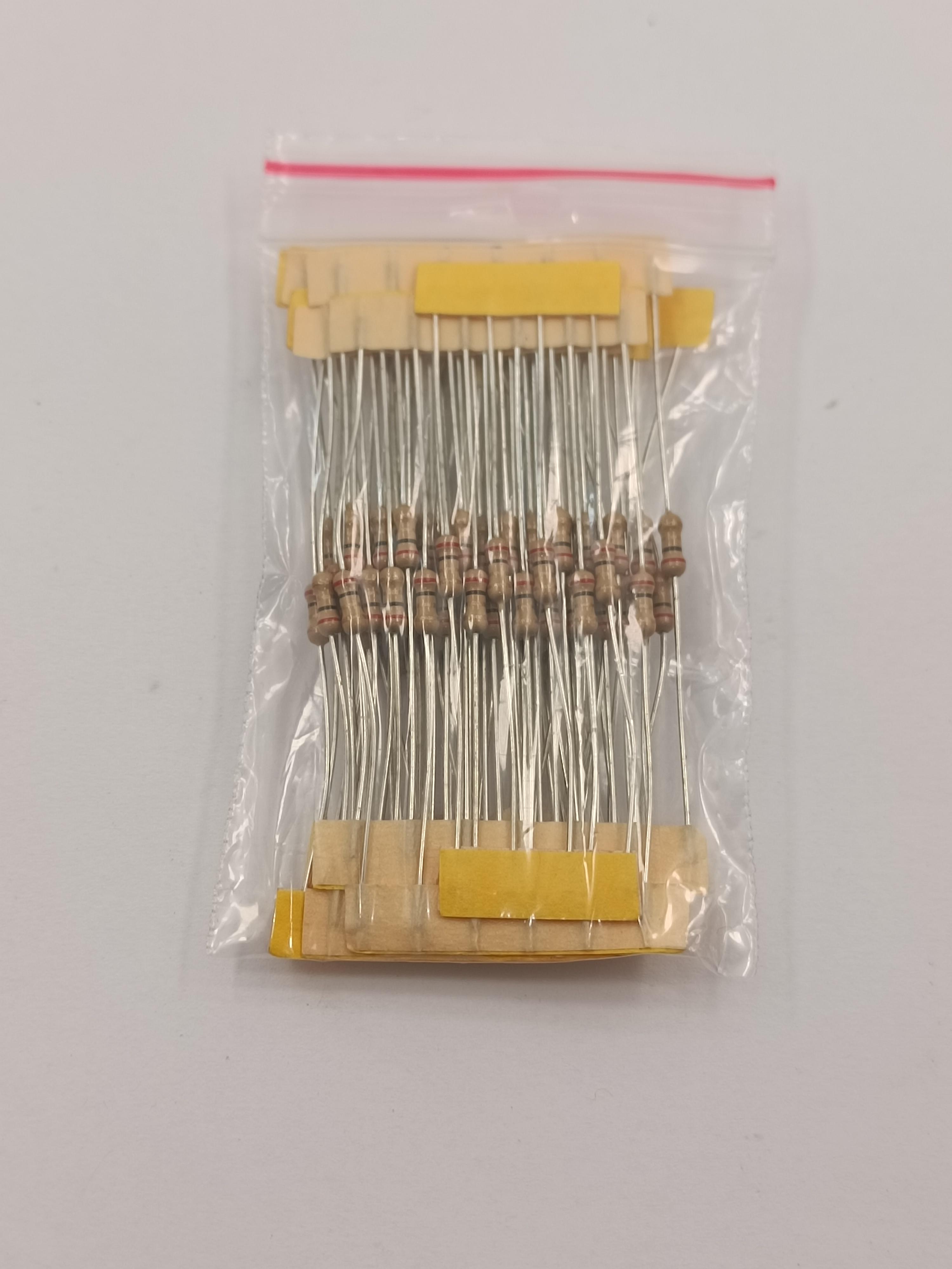 Резистор 1/4W 1R3 100 шт. (18679)