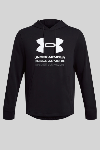 Кофта мужская Under Armour Rival Terry Graphic M Черный (1386047-001)