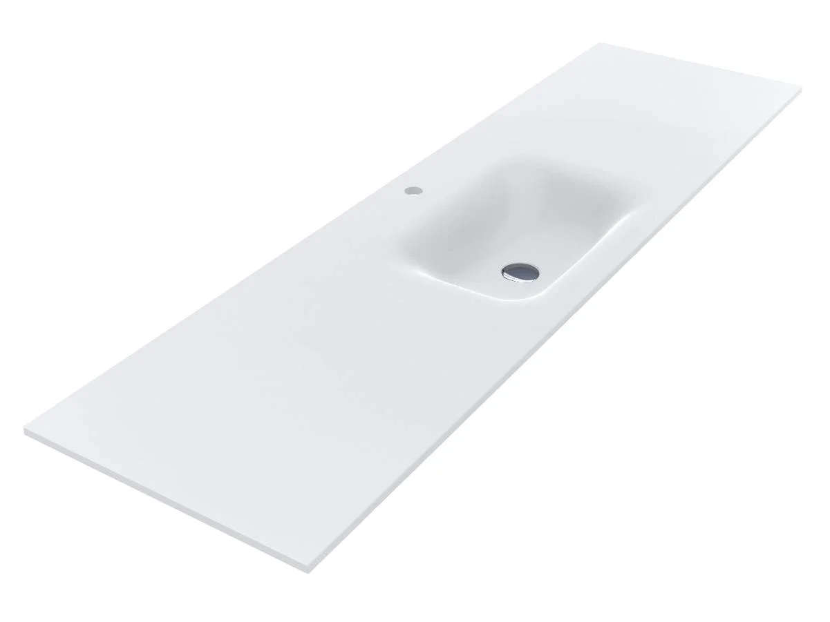 Умивальник Miraggio Jessel 1800 Білий матовий (0002702)