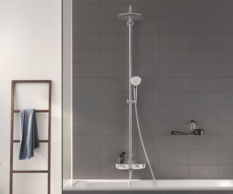 Душевая система Grohe Euphoria SmartControl System 260 Mono 26510000 настенного монтажа с термостатом для ванны (68646) - фото 4