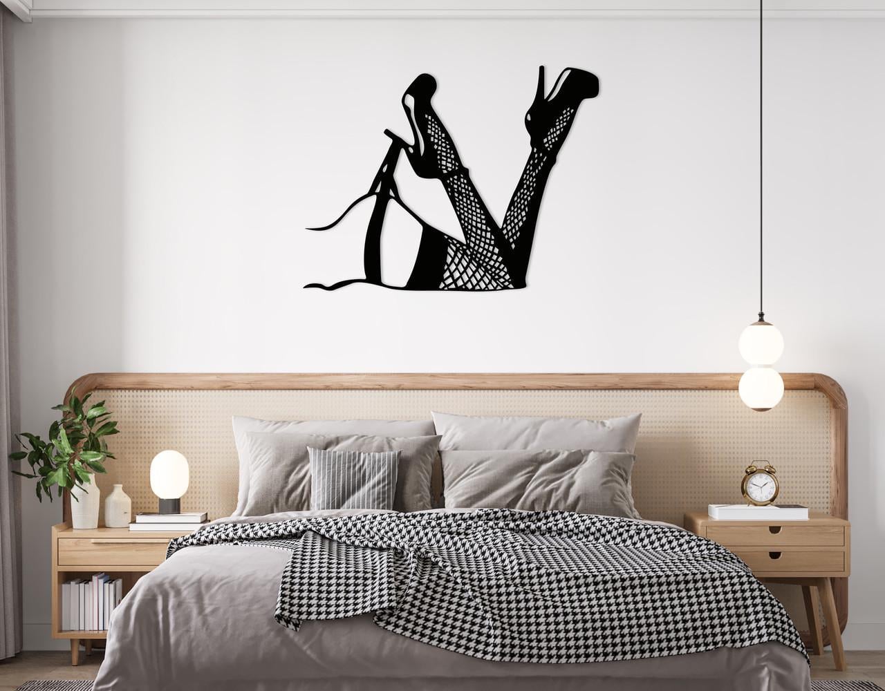 Декоративное панно на стену Upwood Decor Legs In Stockings 25х32,5 см Black (1539294707)