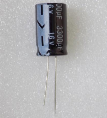 Конденсатор электролитический 3300uF 16V 105C 3300 мкФ 16В 105 град/3300x16x105 град chong 13x21 мм (17687)