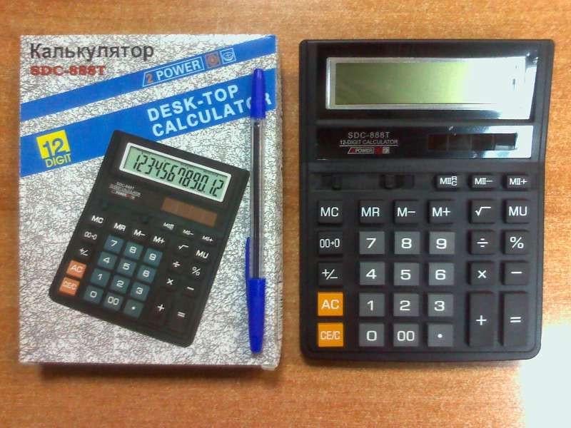 Калькулятор SDC-888T 12-розрядний подвійне живлення великий дисплей Чорний - фото 2 Калькулятор SDC-888T 12-розрядний подвійне живлення великий дисплей Чорний - фото 2