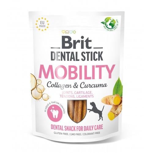 Снеки для собак Brit Dental Stick Mobility для мобільності суглобів 251 г Снеки для собак Brit Dental Stick Mobility для мобільності суглобів 251 г