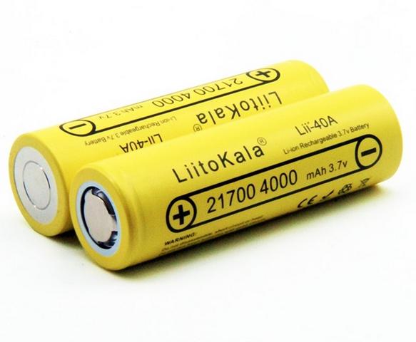 Акумулятор високострумовий LiitoKala lii-40A 21700 Li-Ion 4000 mAh 20A (12202252) - фото 5