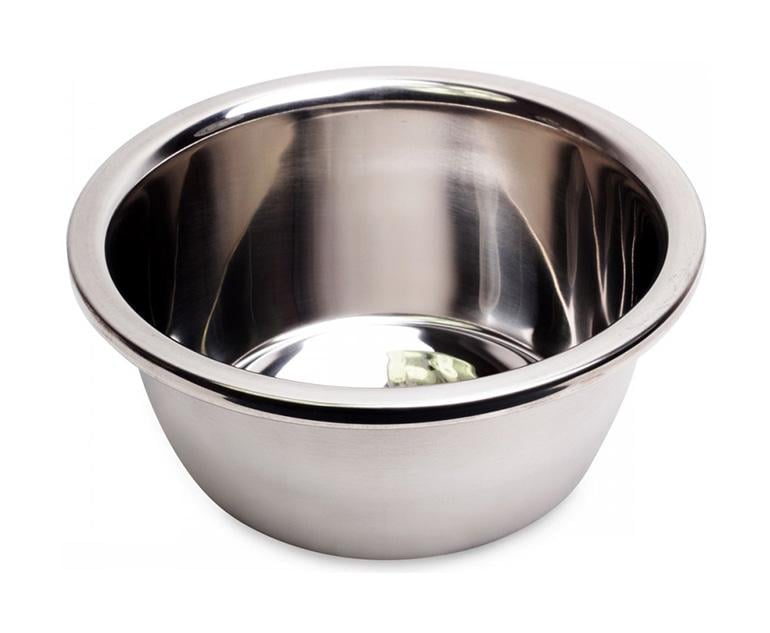 Миска Kamille Sylphia Ø 22 см из нержавеющей стали с плоским дном (KM-4374)
