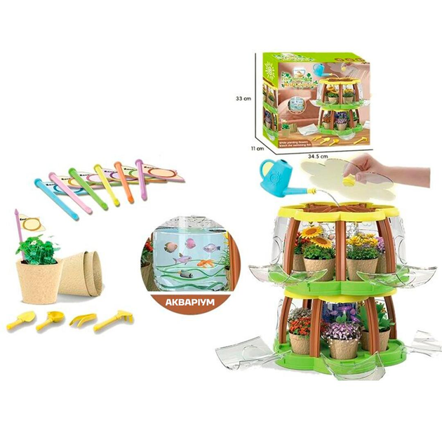 Набор для выращивания растений с автополивом и аквариумом (455056029) - фото 9 Набор для выращивания растений с автополивом и аквариумом (455056029) - фото 9