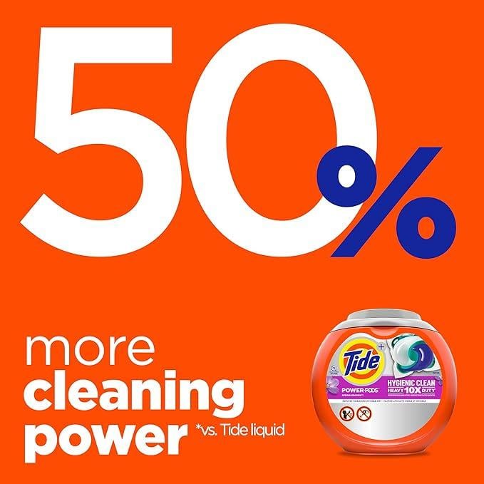 Капсули для прання Tide Hygienic Clean Heavy 10x Duty Power PODS 63 шт. - фото 6