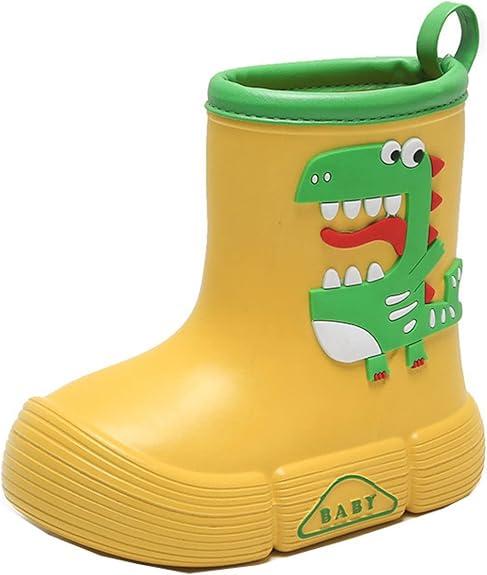 Сапоги детские для девочек с Динозавром резиновые водонепроницаемые р. 27 17,5 см Желтый (D-0002-1) Сапоги детские для девочек с Динозавром резиновые водонепроницаемые р. 27 17,5 см Желтый (D-0002-1)