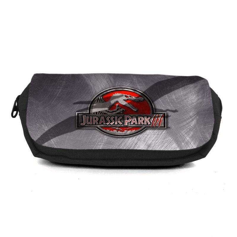 Пенал школьный Парк Юрского Периода 007 Jurasic Park JRP-007 Черный (1480995319)
