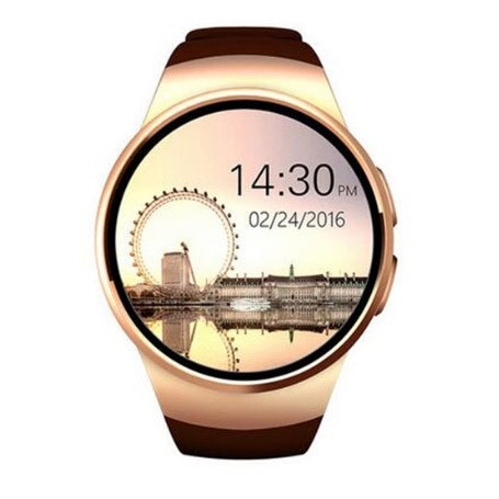 Смарт-часы Smart Watch KW18 Bluetooth со слотом под sim-карту 350 mAh Gold (tf4620) - фото 4
