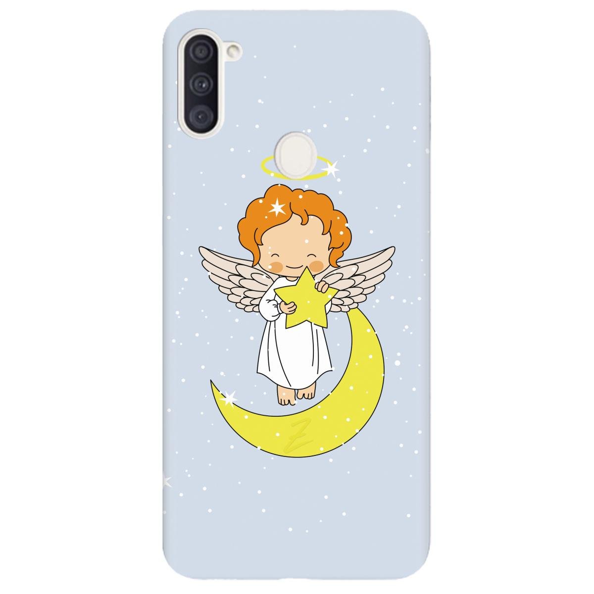 Силиконовый чехол Zorrov для Samsung Galaxy A11 - Angel (14140040114099948)