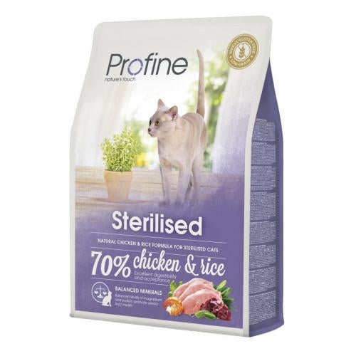 Корм для кошек Profine Cat Sterilised для стерелизованых с курицей 2 кг (170563/7671)