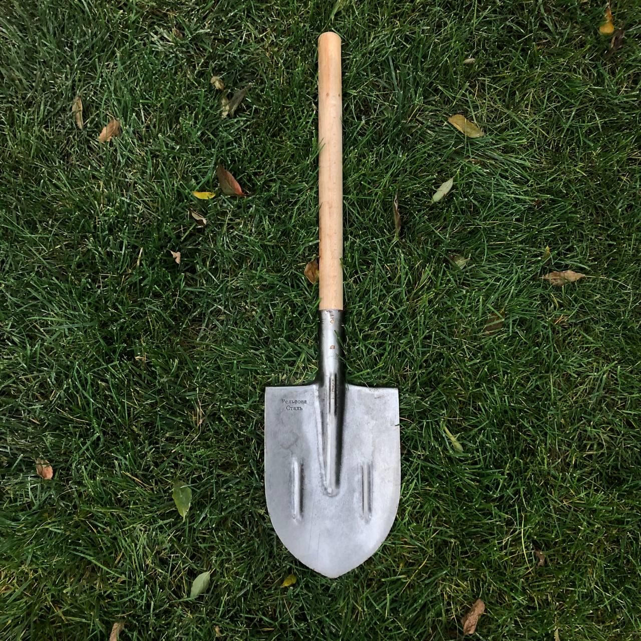 Лопата Штикова з рейкової сталі з черенком - фото 4 Лопата Штикова з рейкової сталі з черенком - фото 4
