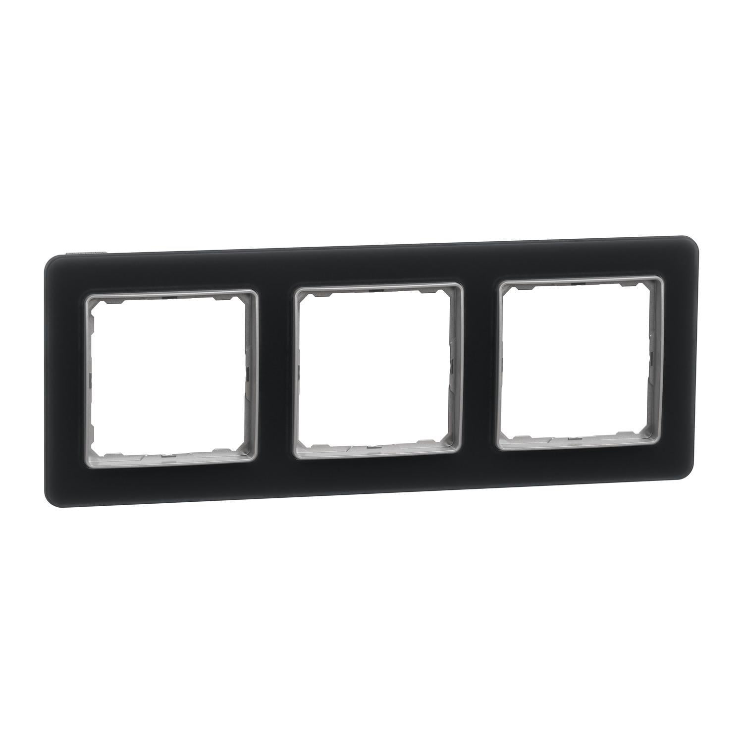 Рамка трехместная Schneider Electric Sedna Elements Матовое стекло (SDD362803)