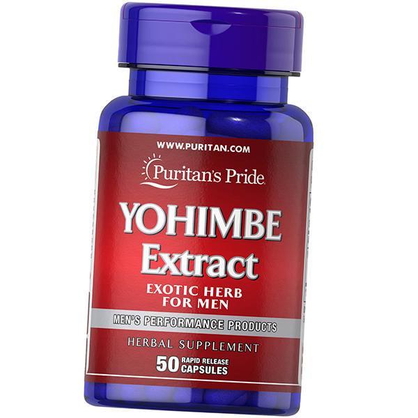 Бустер тестостерона Puritan's Pride Yohimbe Extract 1000 50 капс. (08367013) - фото 1