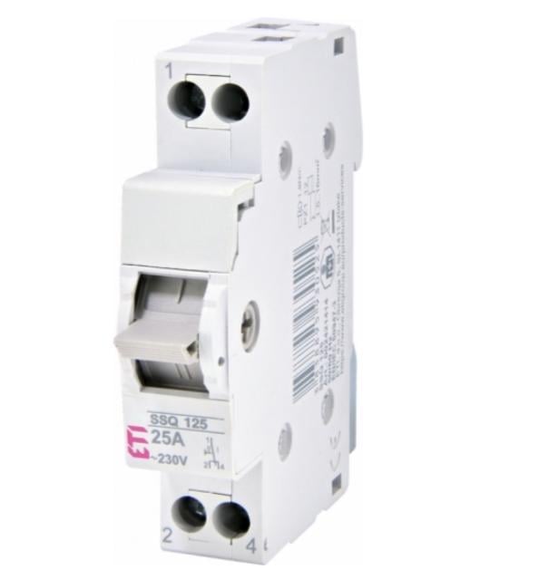 Перемикач навантаження модульний ETI SSQ 40А 230V IP20 (2421415)