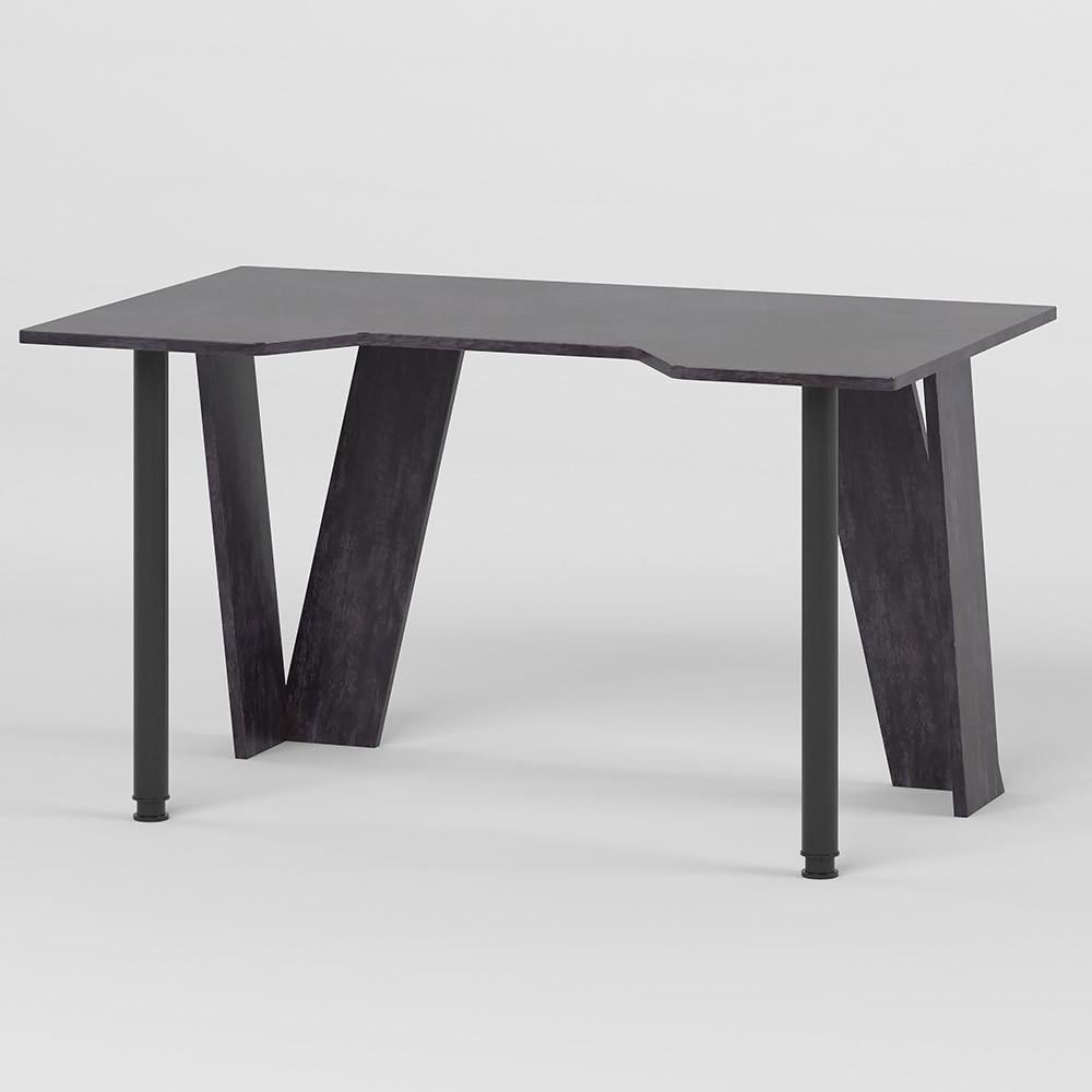 Комп'ютерний стіл LION Квест Бетон темний (LION-041164) - фото 1 Комп'ютерний стіл LION Квест Бетон темний (LION-041164) - фото 1