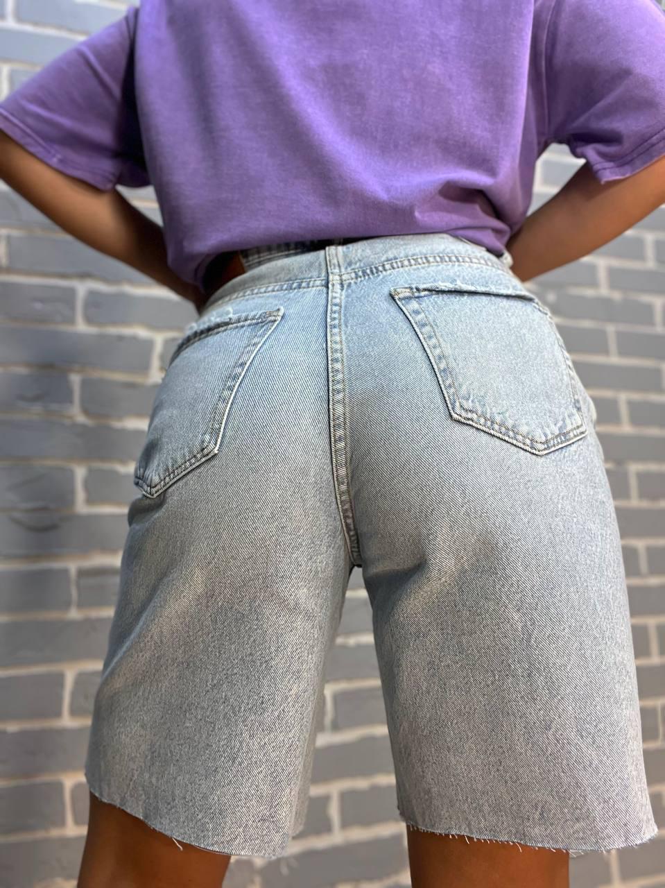 Шорты женские джинсовые Women Denim 355-974 бермуды рваные длина до колена р. 38 Голубой (2372) - фото 8 Шорты женские джинсовые Women Denim 355-974 бермуды рваные длина до колена р. 38 Голубой (2372) - фото 8