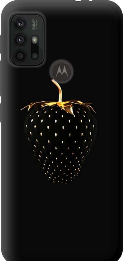 Чехол на Motorola Moto G10 Черная клубника (3585b-2319-42517)