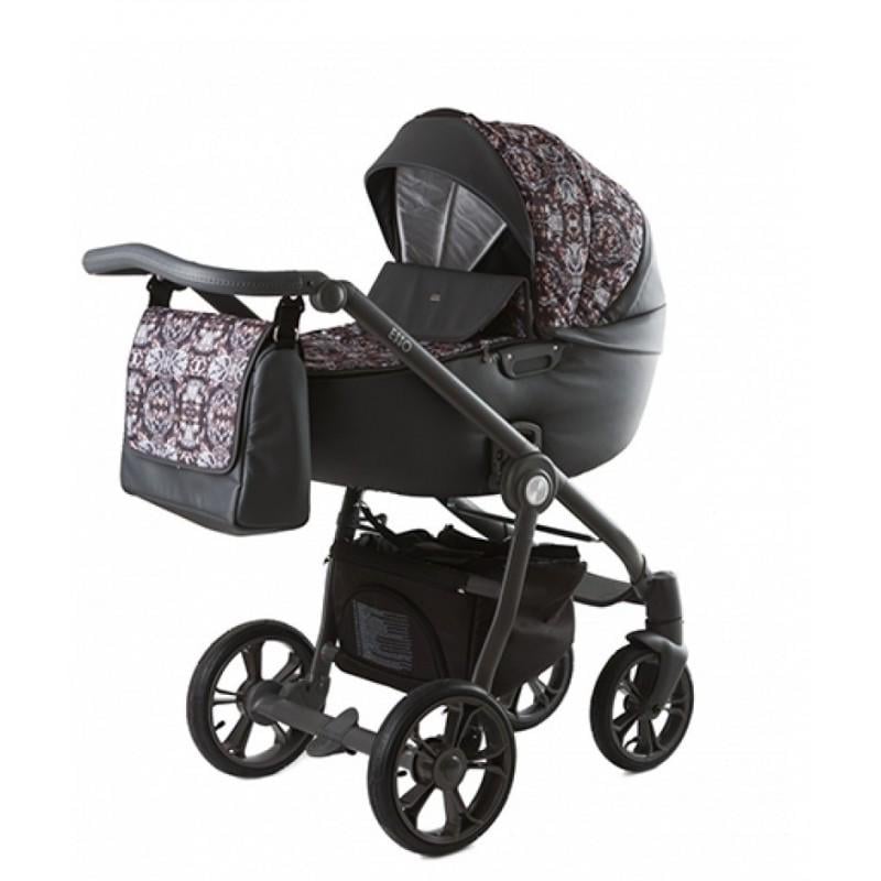 Коляска Roan Esso универсальная 2в1 с матрасом дождевиком и сумкой Brown sequins Коляска Roan Esso универсальная 2в1 с матрасом дождевиком и сумкой Brown sequins