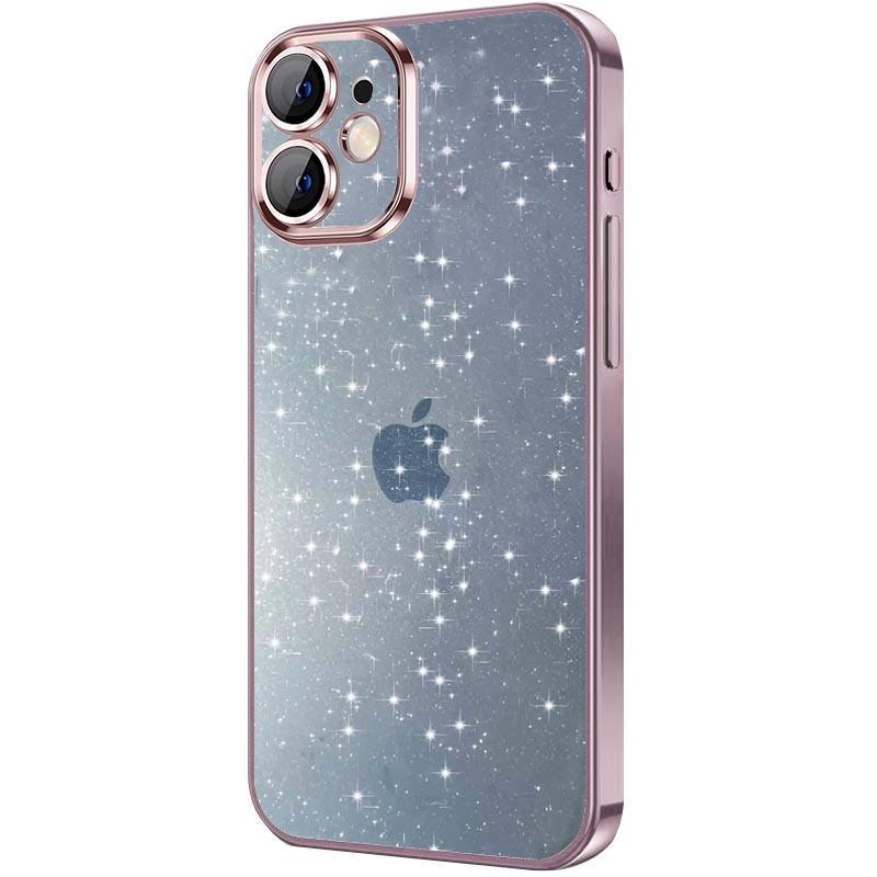 Противоударный чехол TPU+PC Glittershine для Apple iPhone 12 (6.1")  Rose Gold