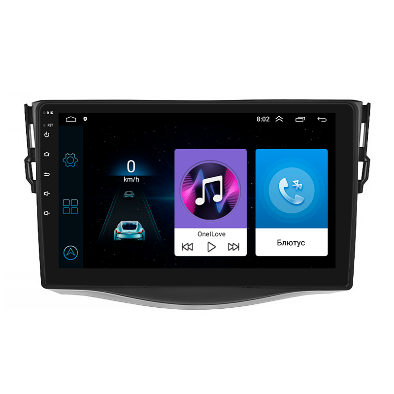 Магнітола штатна Lesko для Toyota RAV4 III (XA30) Restyling 2010-2016 екран 9" 1/16Gb/ Wi-Fi Optima GPS