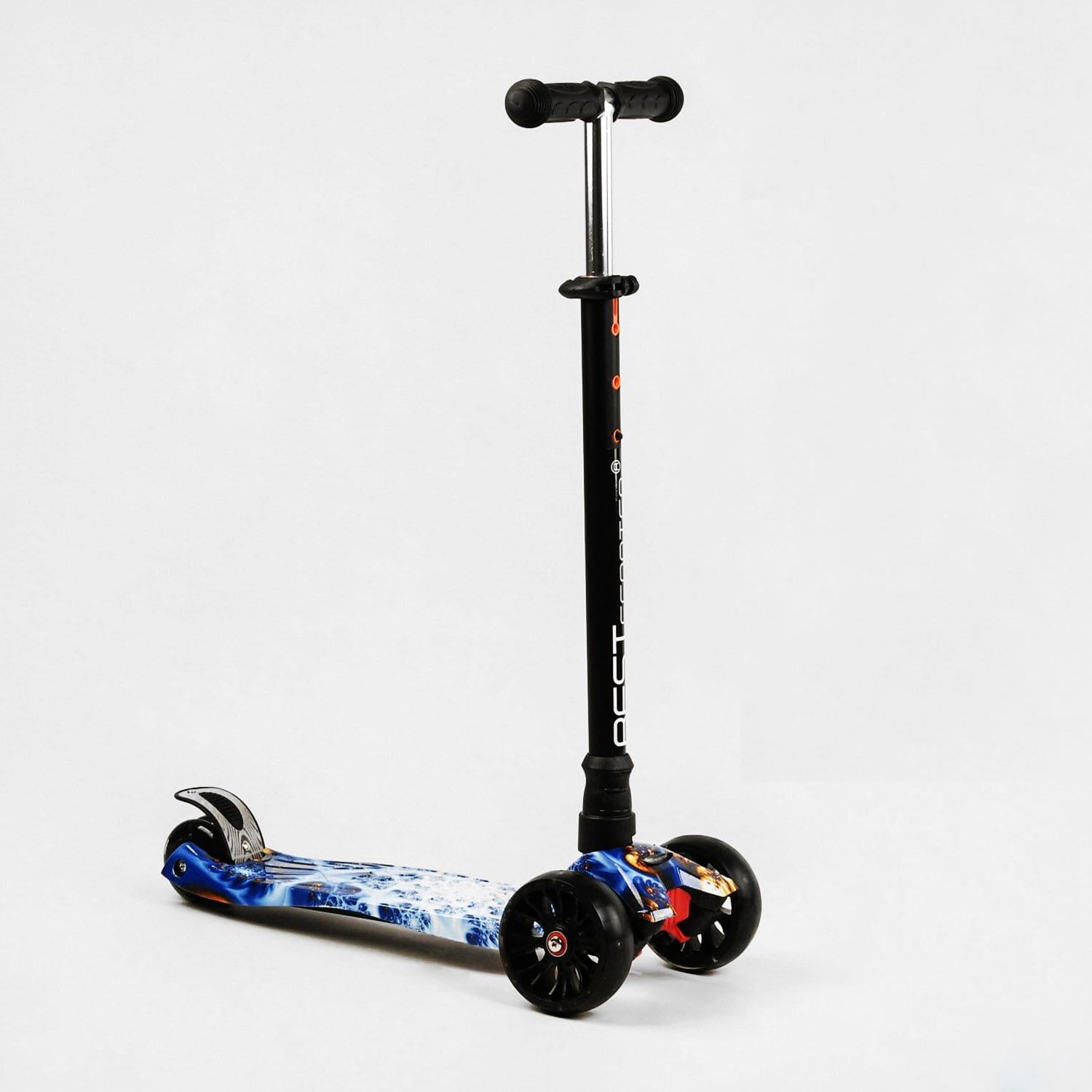 Самокат Maxi S 4 колеса PU світло Web of Universe (111812)