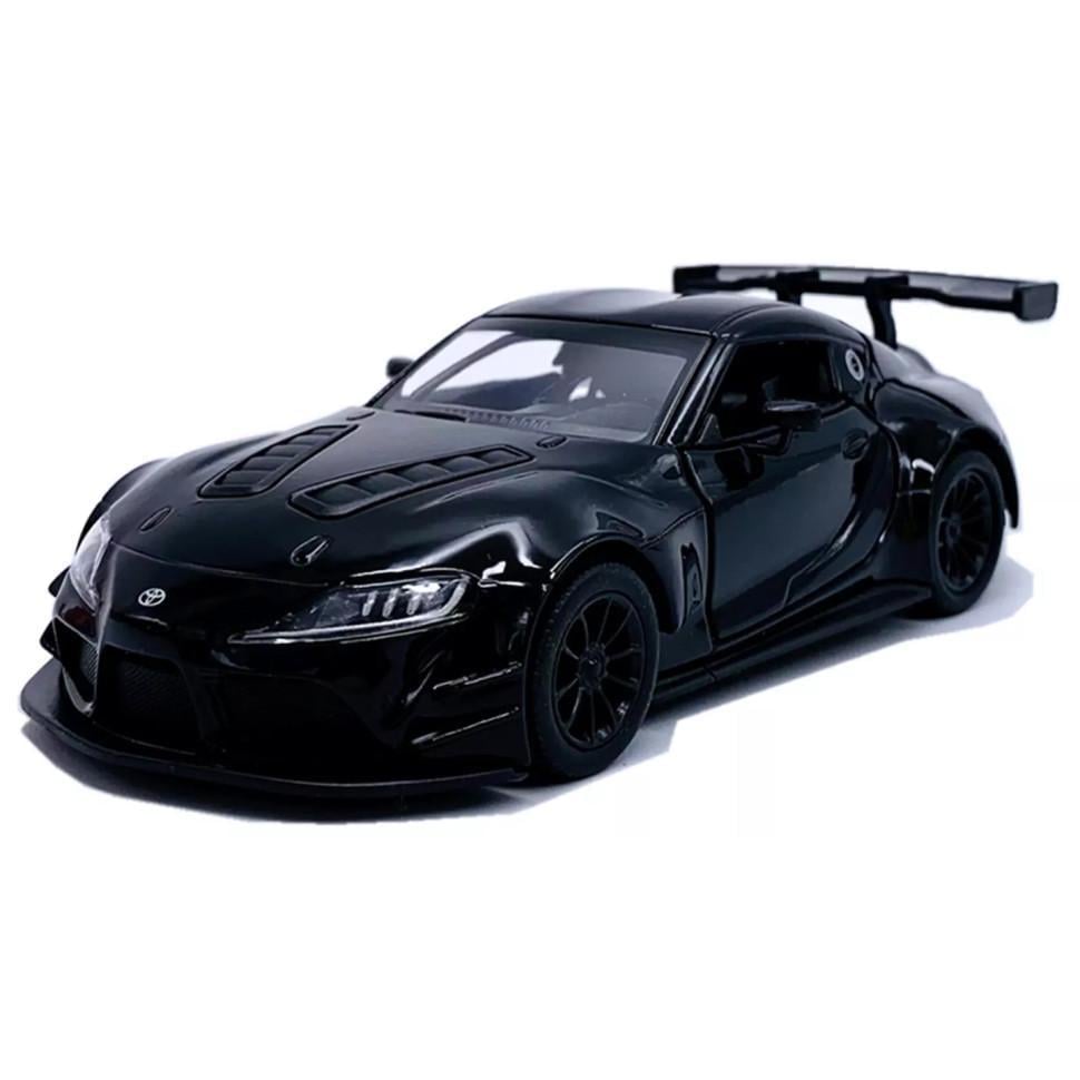 Машинка інерційна toyota gr supra kt5421w масштаб 1:43 Чорний (RLT48634)