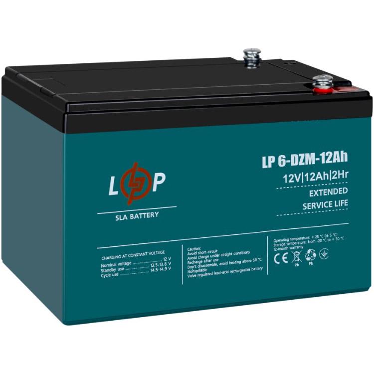 Аккумулятор для ИБП LogicPower LP 6-DZM 12V/12 Ah (9172) - фото 2