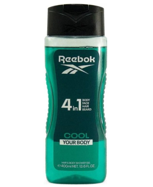 Гель для душу Reebok 4в1 Cool 400 мл (14972)