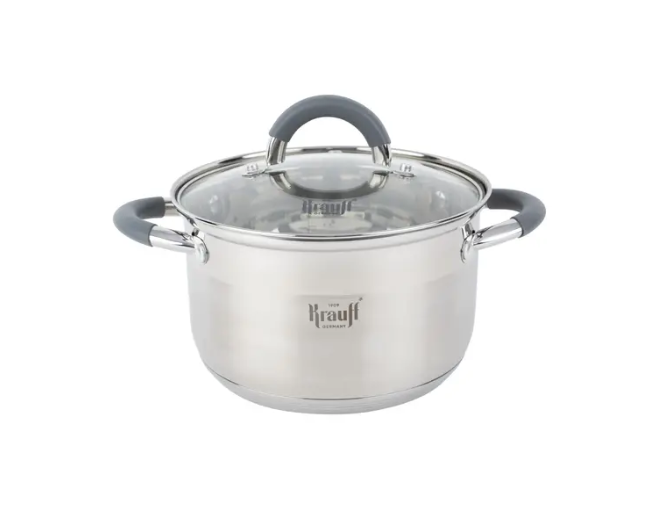 Набор кастрюль с ковшом и сковородой Krauff Vizo Saporis из нержавеющей стали 12 пр. (26-242-051) - фото 4 Набор кастрюль с ковшом и сковородой Krauff Vizo Saporis из нержавеющей стали 12 пр. (26-242-051) - фото 4