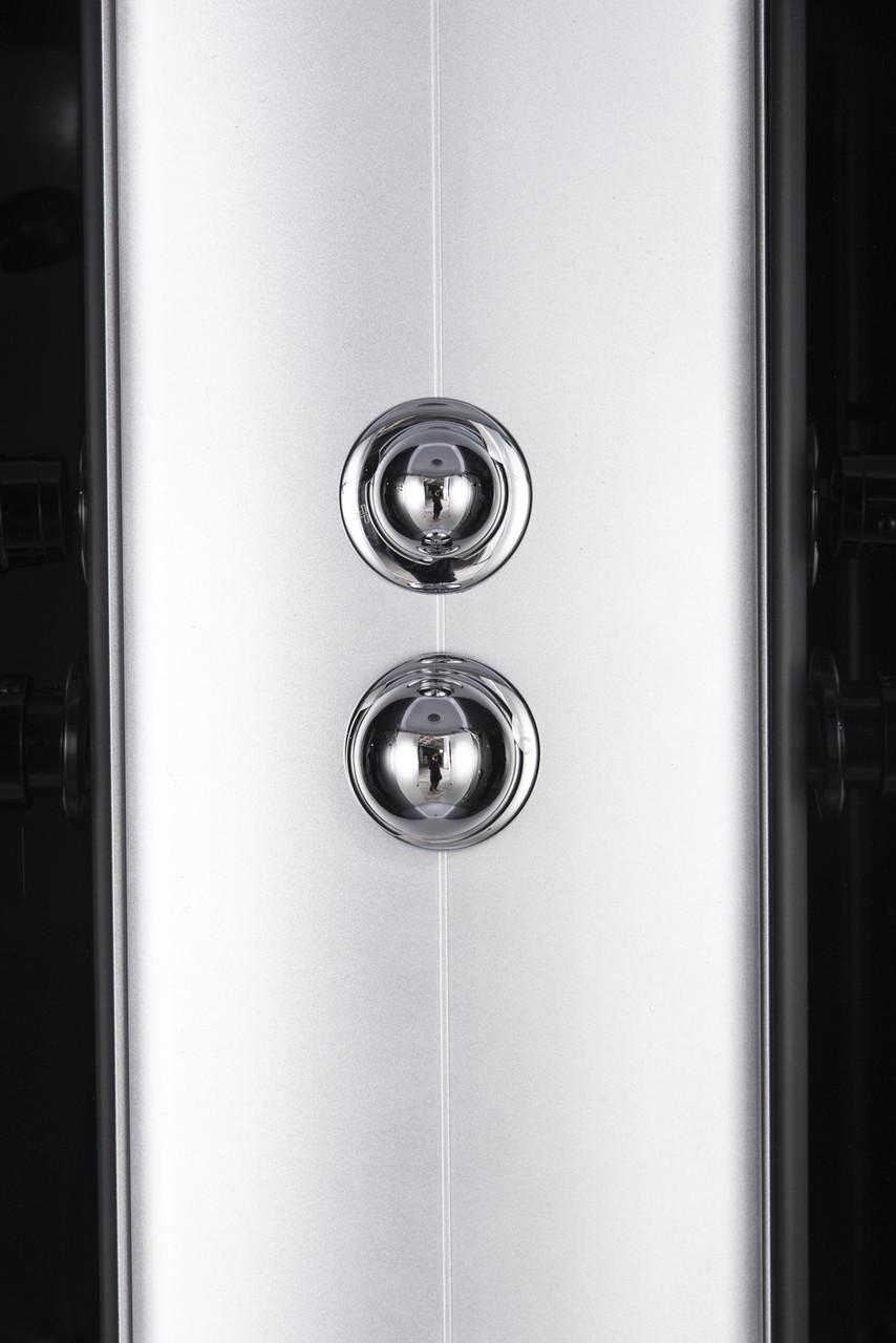 Бокс душевой MIXXUS STRONG SBH02-90x90x215-GR с гидромассажем низкий поддон Satin (MI6891) - фото 4 Бокс душевой MIXXUS STRONG SBH02-90x90x215-GR с гидромассажем низкий поддон Satin (MI6891) - фото 4