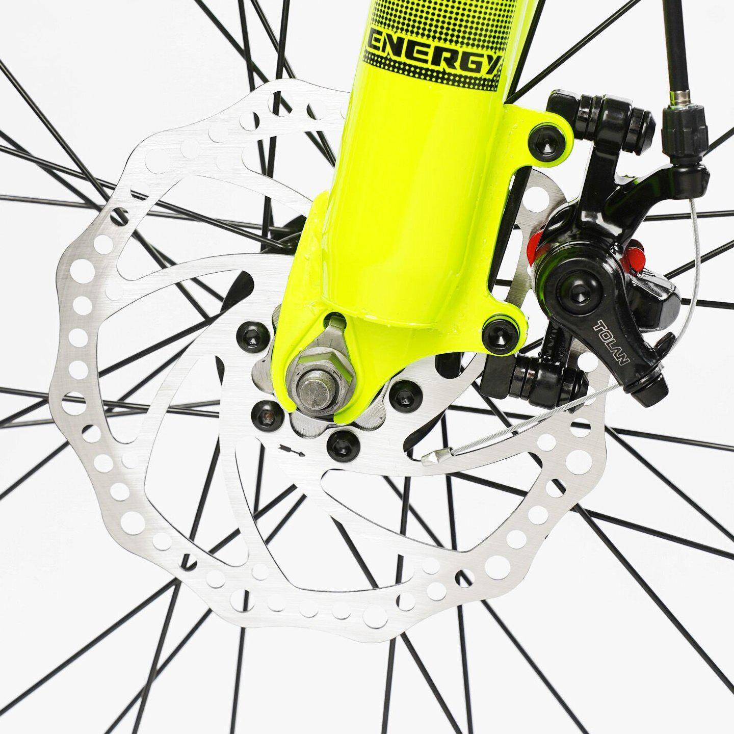 Велосипед гірський Corso Energy 26"/15" Сіро-жовтий (524961590) - фото 4 Велосипед гірський Corso Energy 26"/15" Сіро-жовтий (524961590) - фото 4