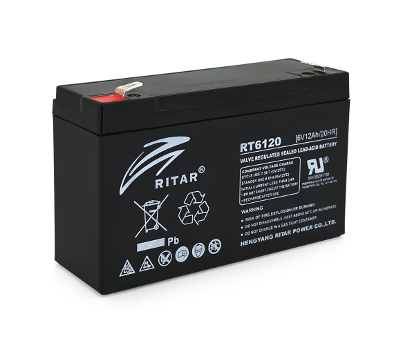 Аккумуляторная батарея AGM Ritar RT6120A 6V 12Ah