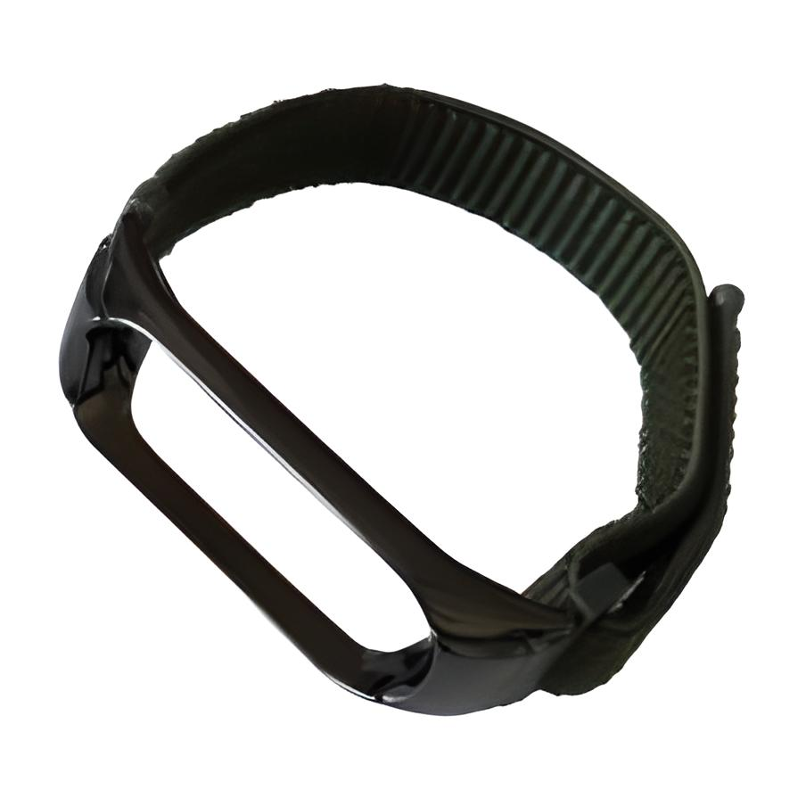 Ремешок для фитнес браслета Xiaomi Mi Band 3 4 Nylon Sport Forest Green