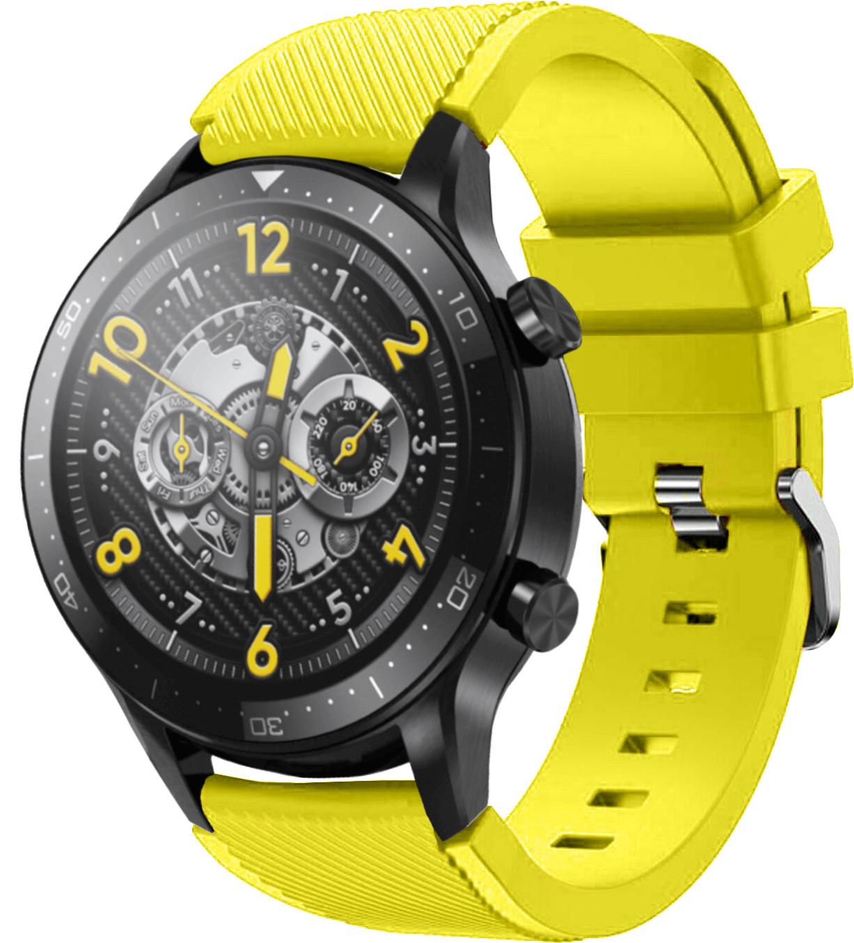 Ремешок Cross для Realme Watch S Pro 22 мм Yellow (22589-0A)