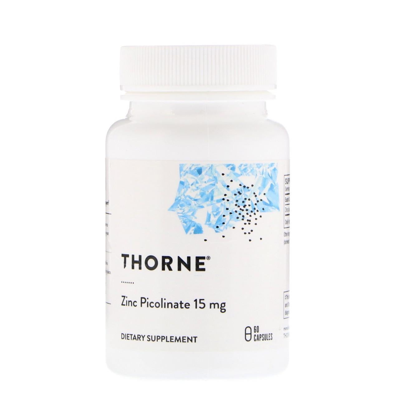 Цинк пиколинат Thorne Research Zinc Picolinate 15 мг 60 капс.