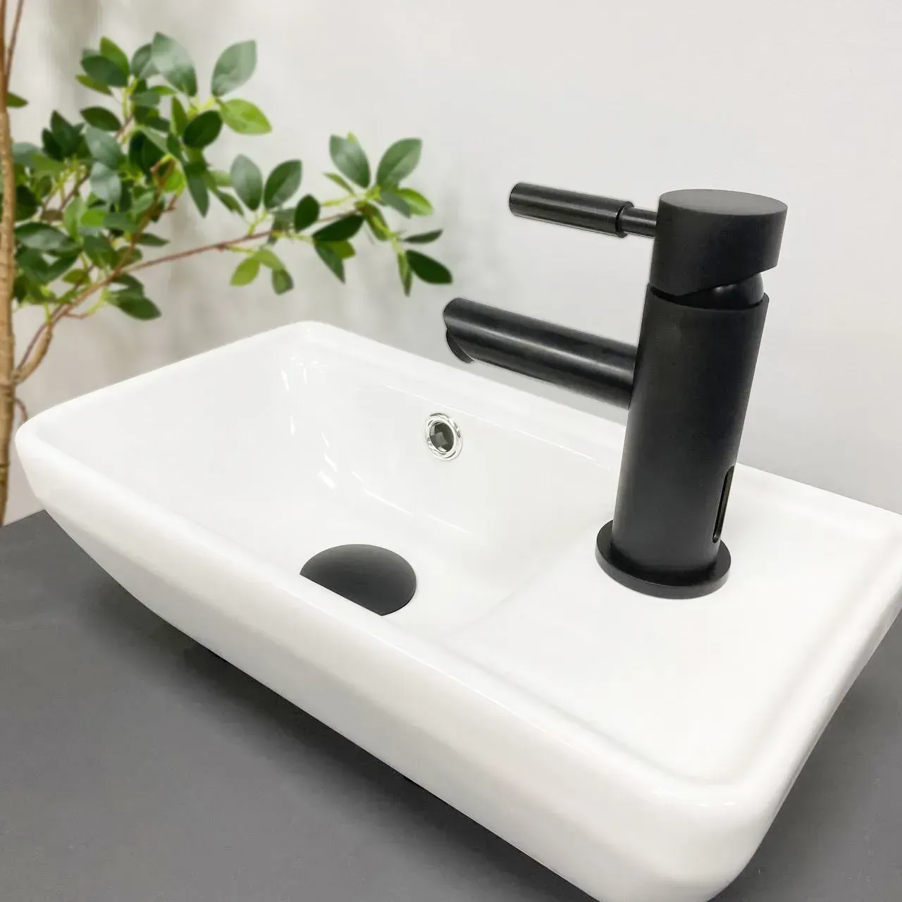 Раковина подвесная VBI JESI L прямоугольная 405x220 мм Белый (RM-VBI-015614) - фото 4