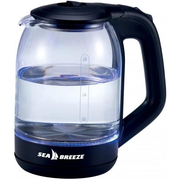 Электрочайник SeaBreeze SB-014 glass 1,8 л 1500 Вт Black (26449943)