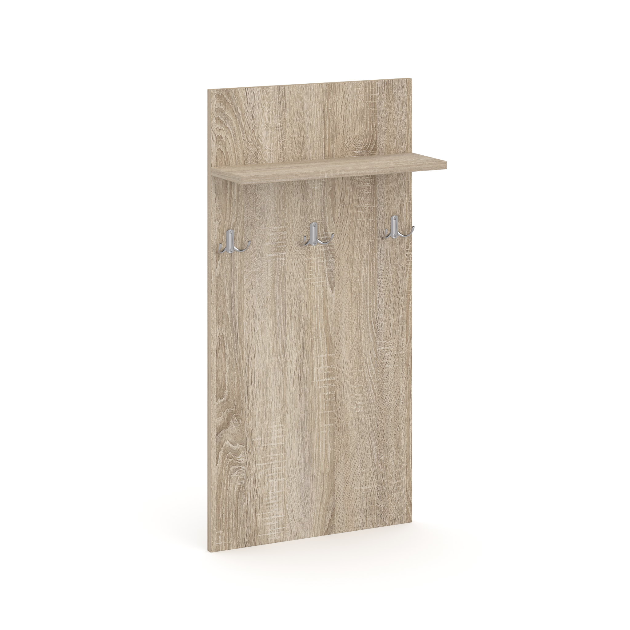 Вішалка СЕЛІНА настінна 3 гачки Дуб сонома
