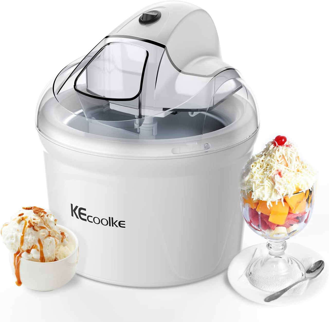 Морозивогенератор KECOOLKE 1,5 л White (3064709941)
