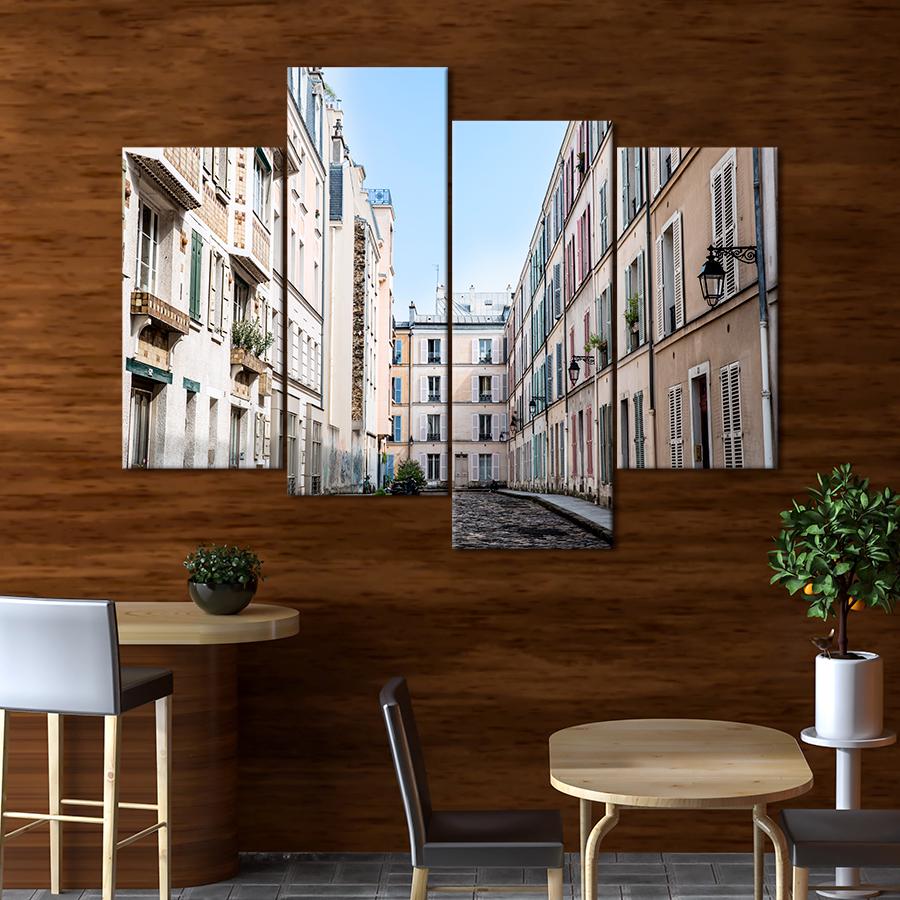 Картина город Эстетика парижской архитектуры 129x90 см (A816-4)