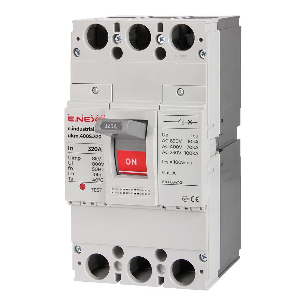 Автоматичний вимикач E.NEXT силовий e.industrial.ukm.400S.320 3 полюси 320А 70kA i0010035 (70551) Автоматичний вимикач E.NEXT силовий e.industrial.ukm.400S.320 3 полюси 320А 70kA i0010035 (70551)