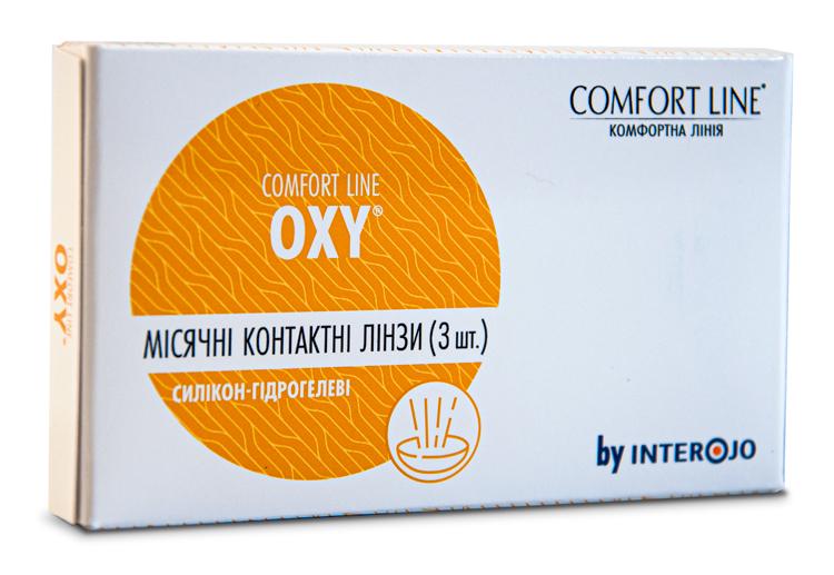 Контактні лінзи на місяць OXY comfort line INTEROJO +18,5 1 шт.