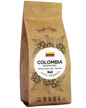 Кава мелена Colombia Supremo 250 г (28782424)